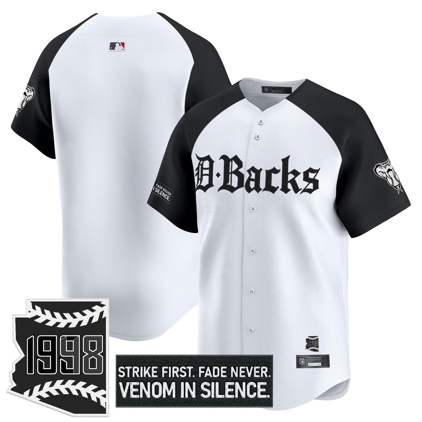 Camisa MLB Men’s Arizona ‘Gothic Desert Fang Edition’ Vapor Premier Limited Jersey V2