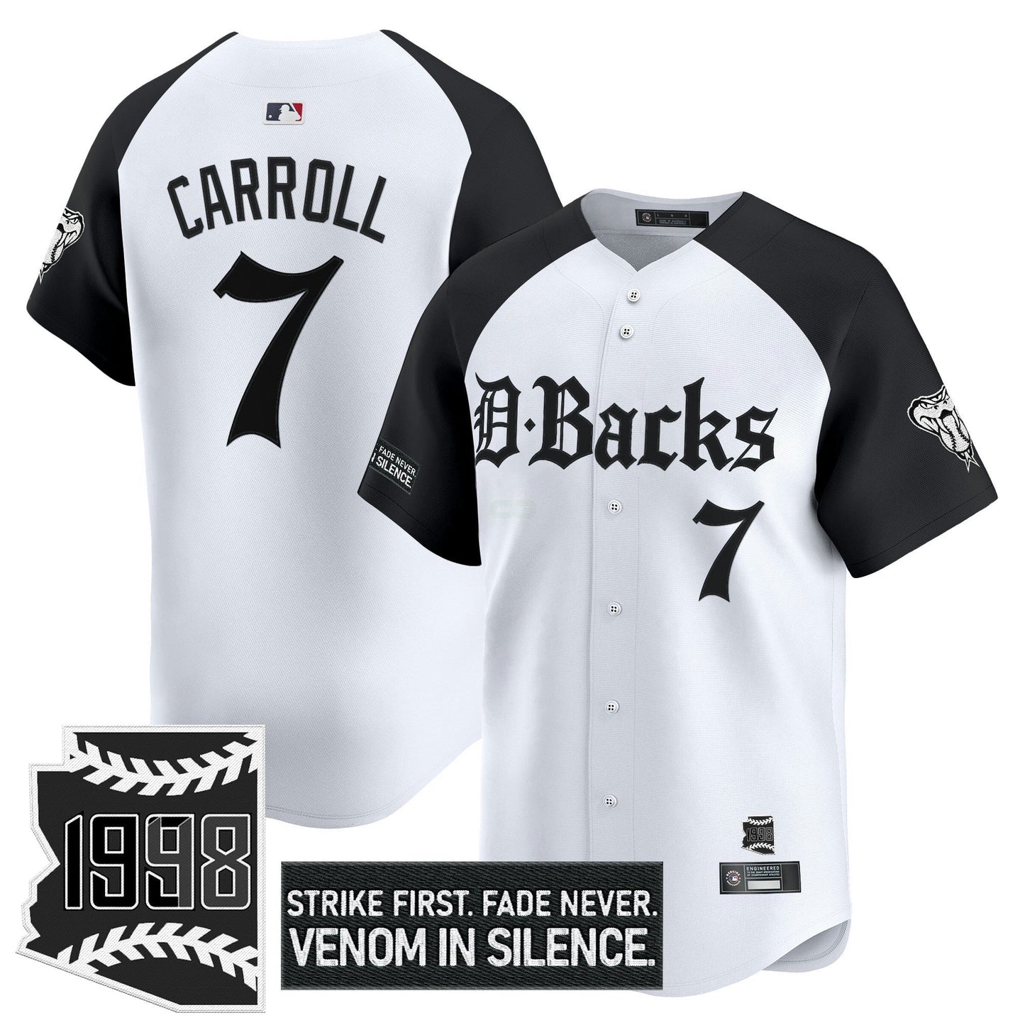 Camisa MLB Men’s Arizona ‘Gothic Desert Fang Edition’ Vapor Premier Limited Jersey V2