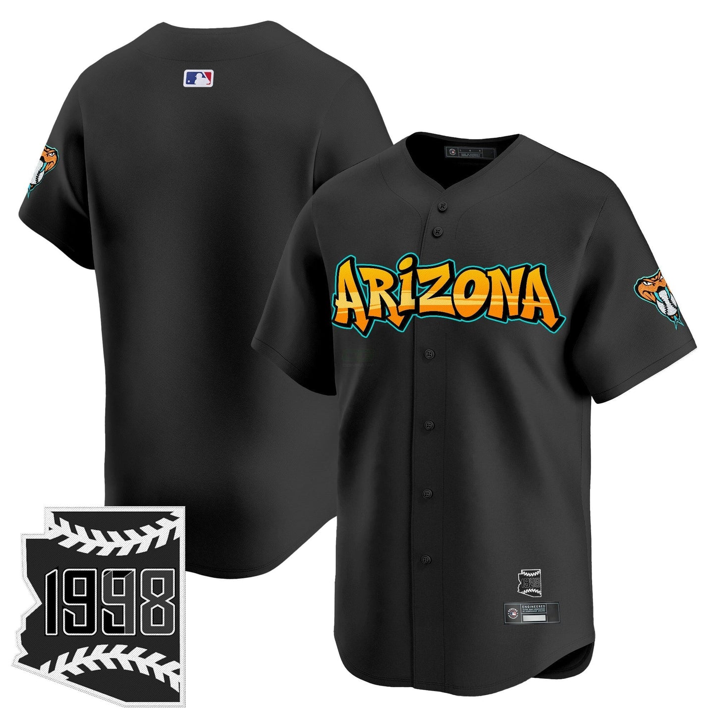 Camisa MLB Men’s Arizona ‘Graffiti Desert Ink Edition’ Vapor Premier Limited Jersey