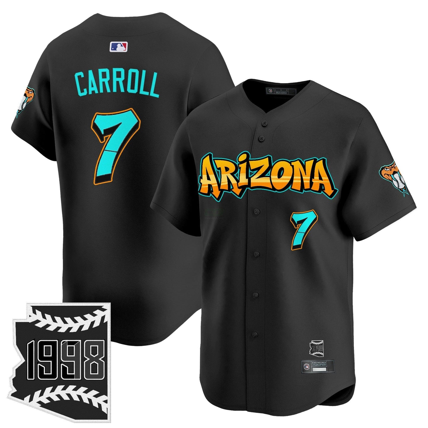 Camisa MLB Men’s Arizona ‘Graffiti Desert Ink Edition’ Vapor Premier Limited Jersey