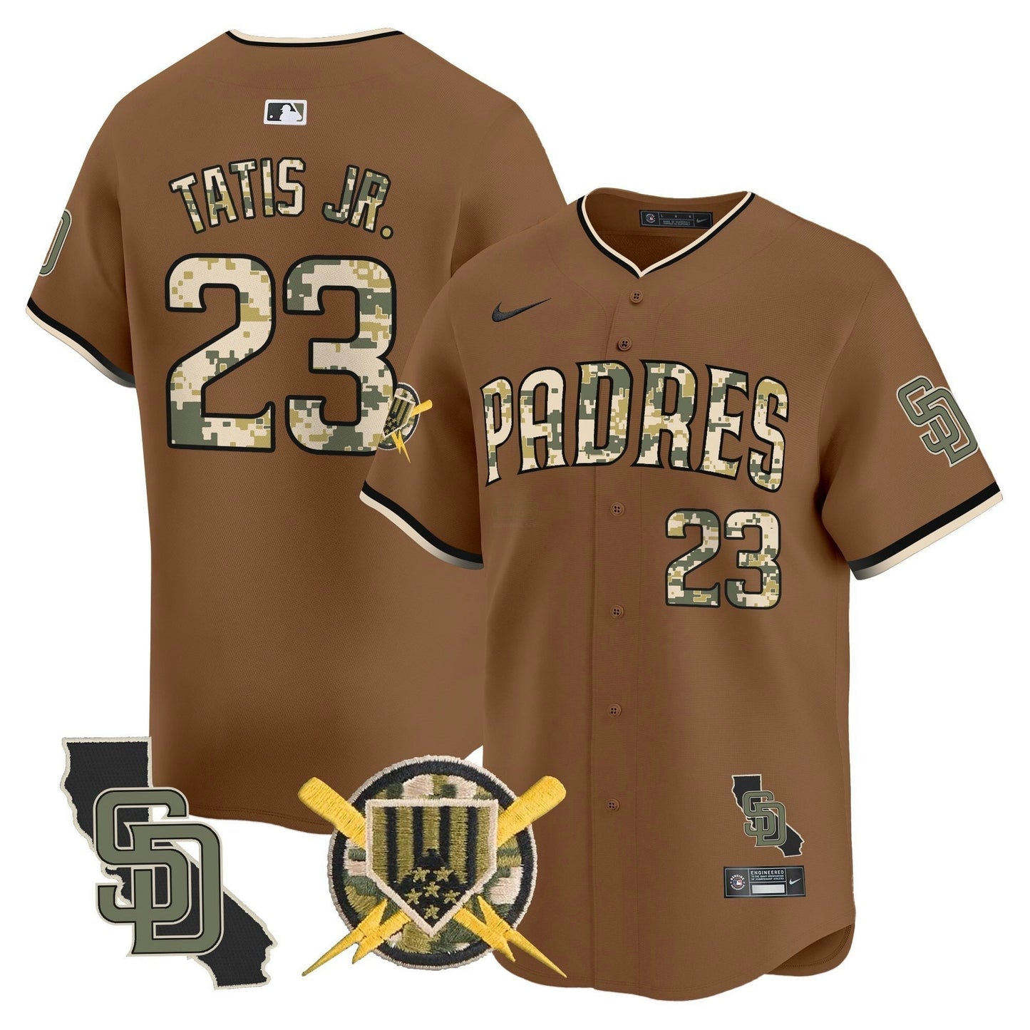 Camisa MLB San Diego Padres Men’s Armed Forces Day Vapor Premier Limited Jersey