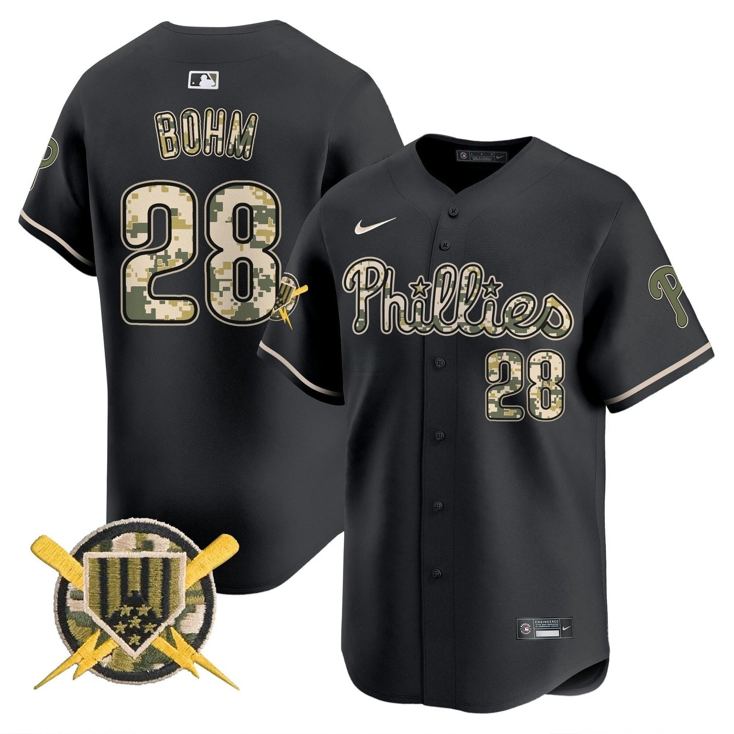 Camisa MLB Philadelphia Phillies Men’s Armed Forces Day Vapor Premier Limited Jersey