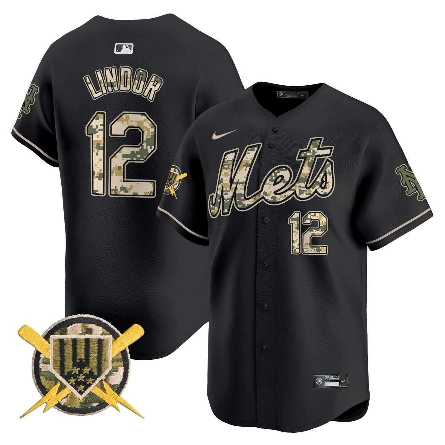 Camisa MLB New York Mets Men’s Armed Forces Day Vapor Premier Limited Jersey