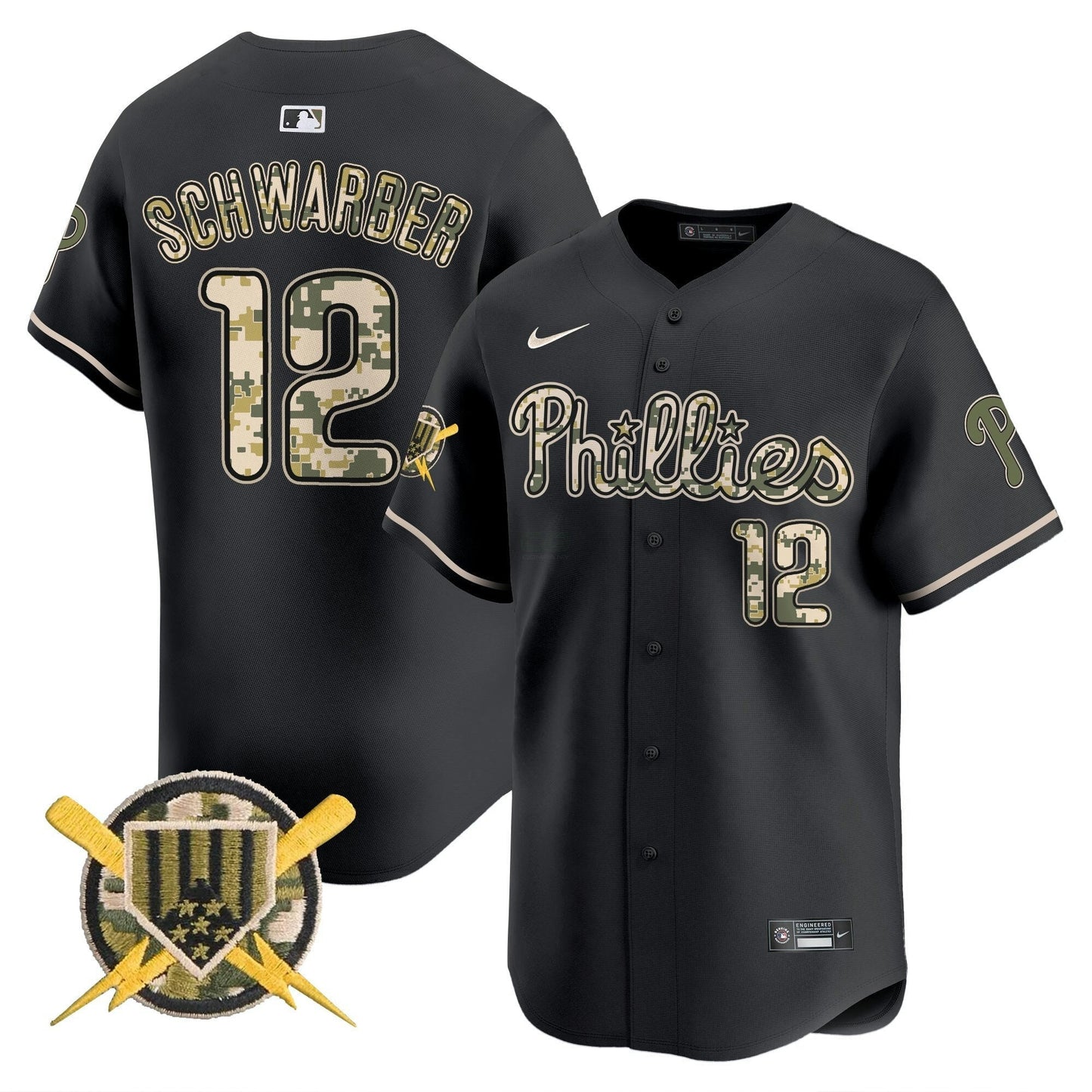 Camisa MLB Philadelphia Phillies Men’s Armed Forces Day Vapor Premier Limited Jersey