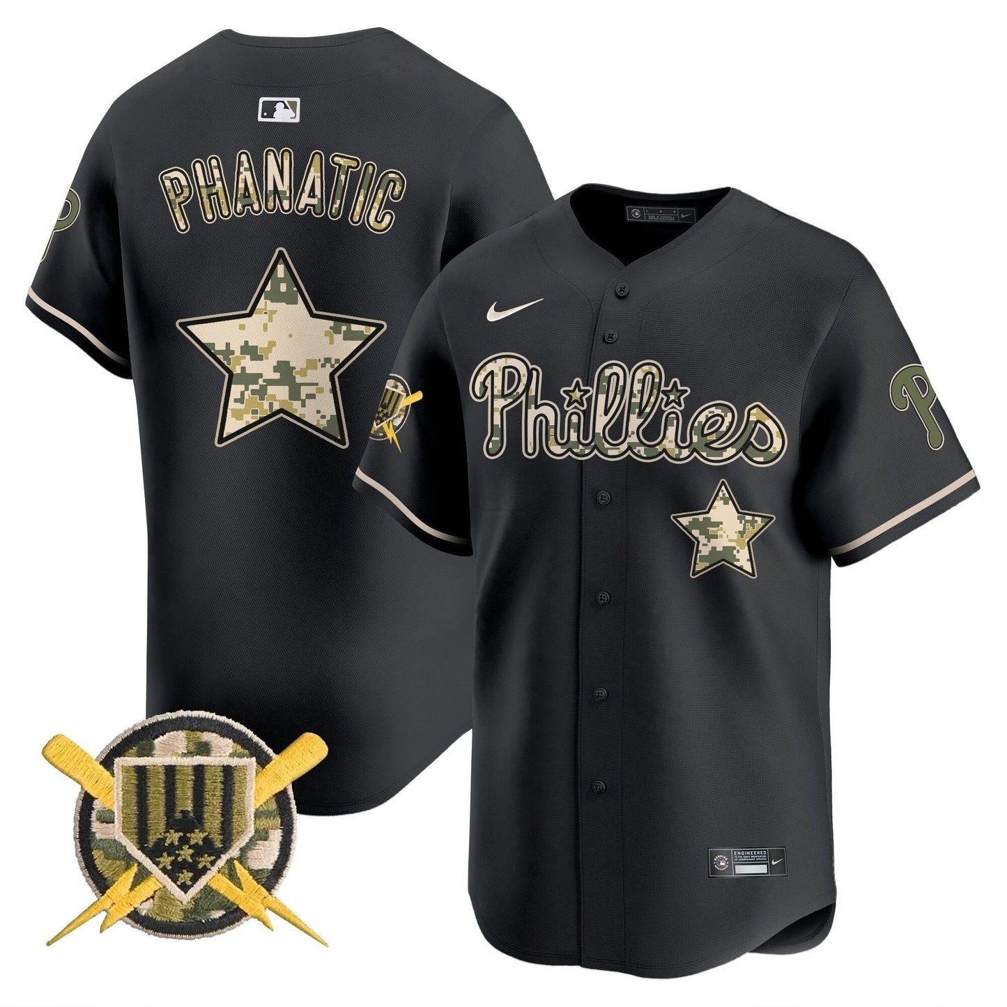 Camisa MLB Philadelphia Phillies Men’s Armed Forces Day Vapor Premier Limited Jersey