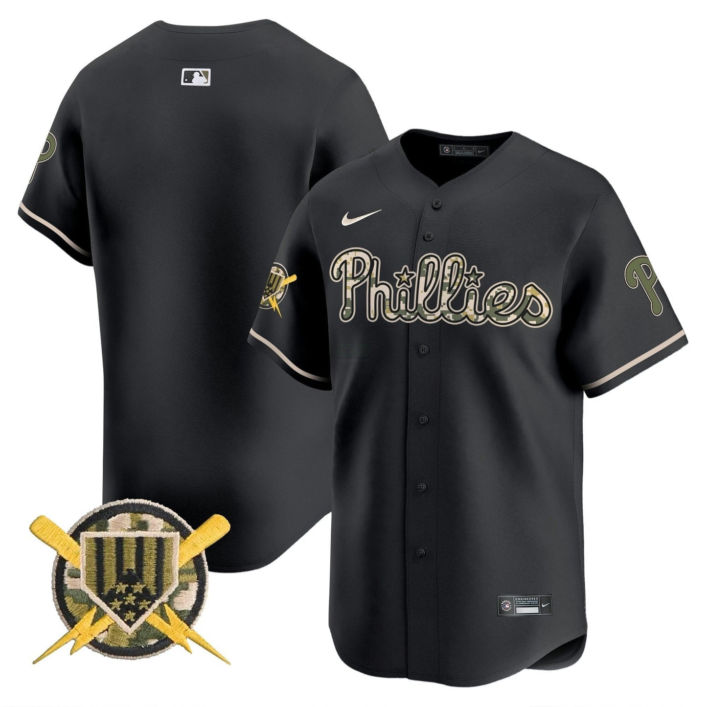 Camisa MLB Philadelphia Phillies Men’s Armed Forces Day Vapor Premier Limited Jersey