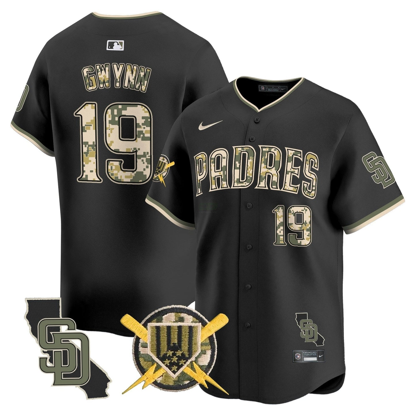 Camisa MLB San Diego Padres Men’s Armed Forces Day Vapor Premier Limited Jersey