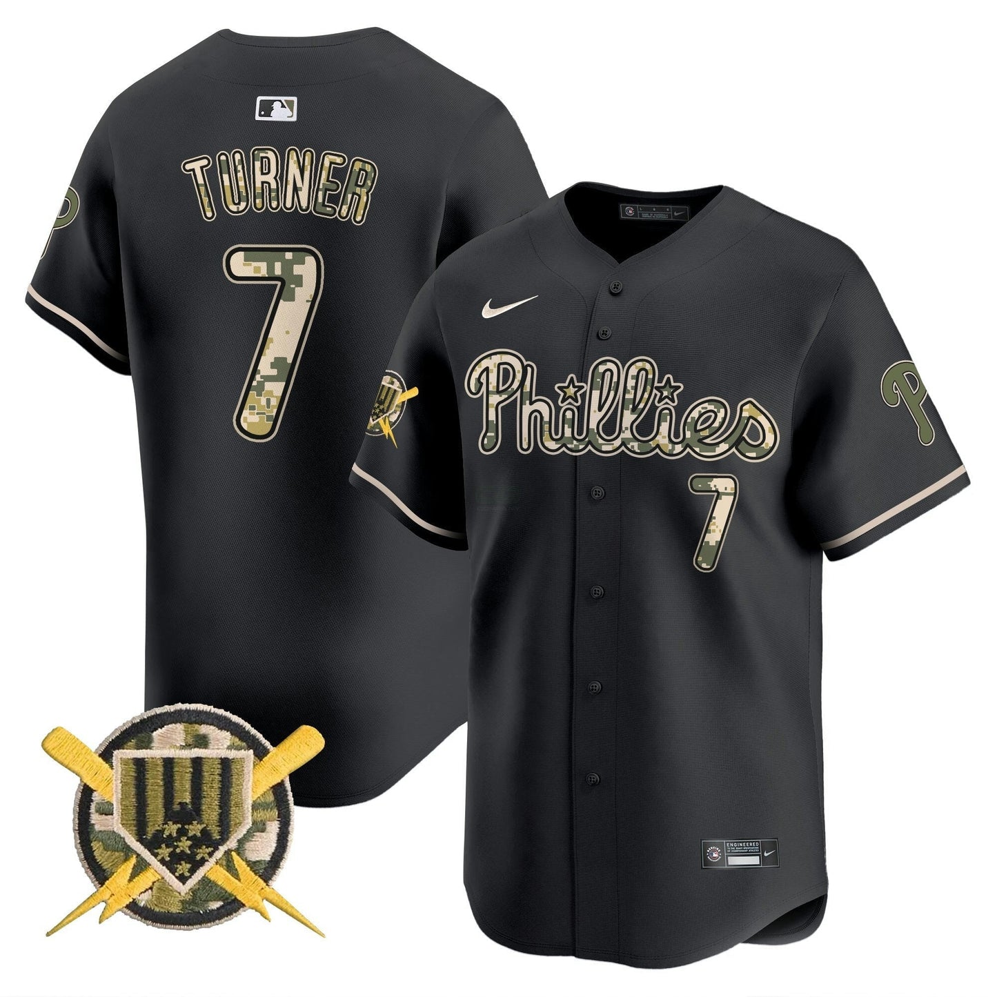 Camisa MLB Philadelphia Phillies Men’s Armed Forces Day Vapor Premier Limited Jersey