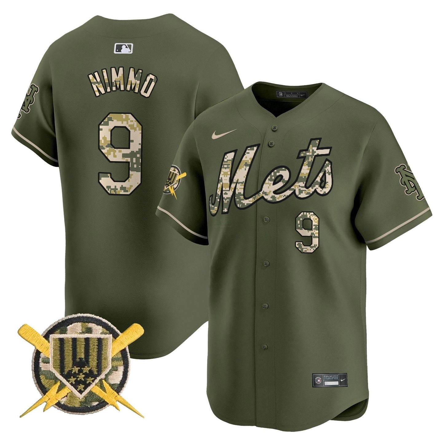 Camisa MLB New York Mets Men’s Armed Forces Day Vapor Premier Limited Jersey