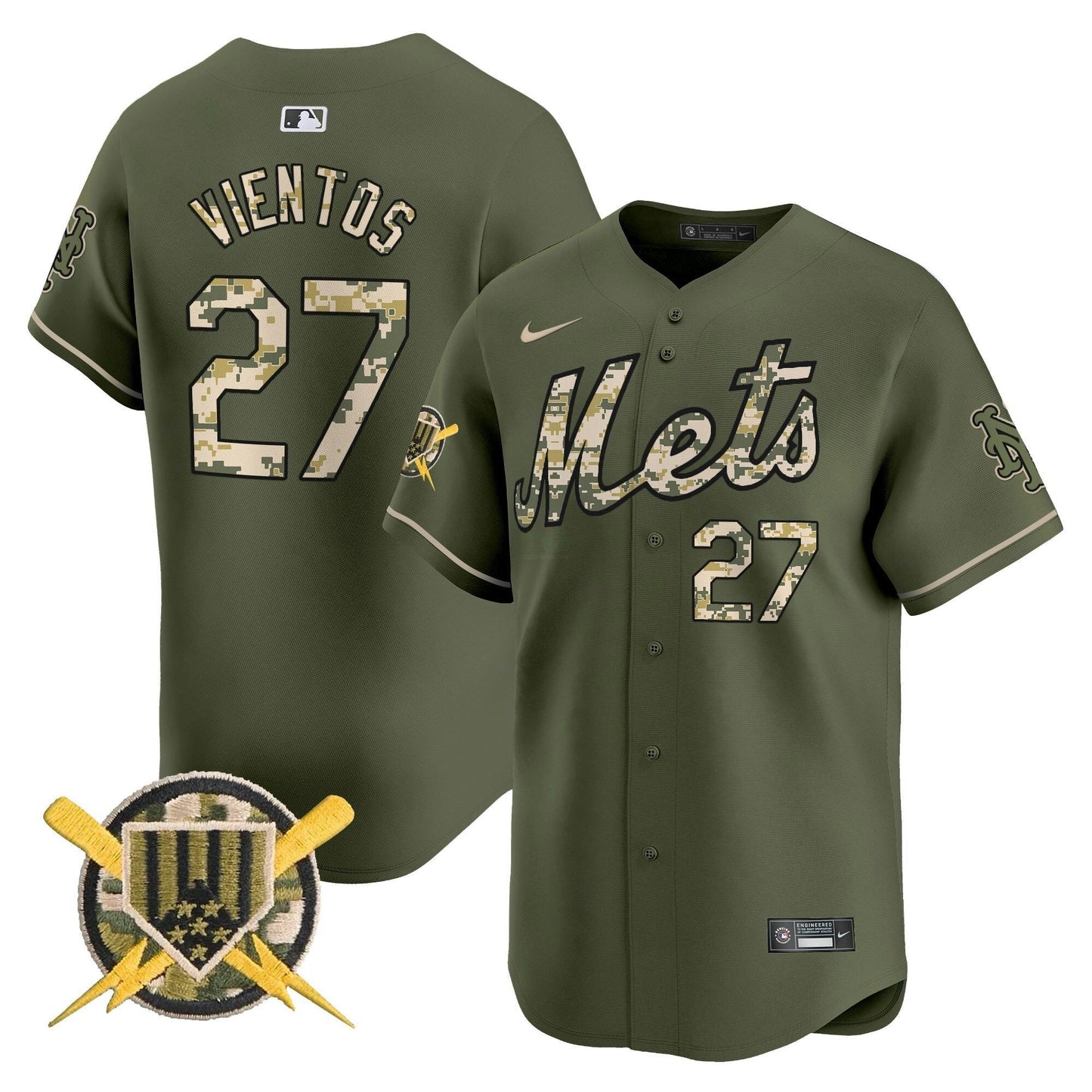 Camisa MLB New York Mets Men’s Armed Forces Day Vapor Premier Limited Jersey
