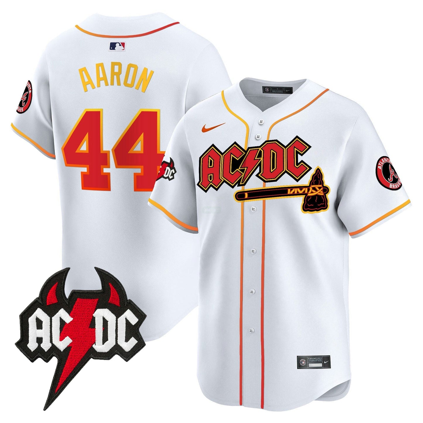 Camisa MLB Men’s Atlanta AC/DC Vapor Premier Limited Jersey