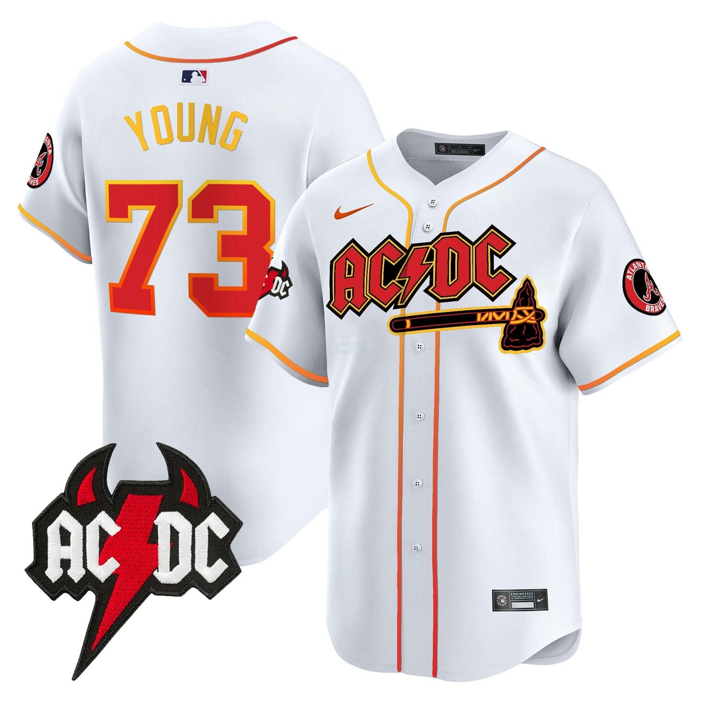 Camisa MLB Men’s Atlanta AC/DC Vapor Premier Limited Jersey