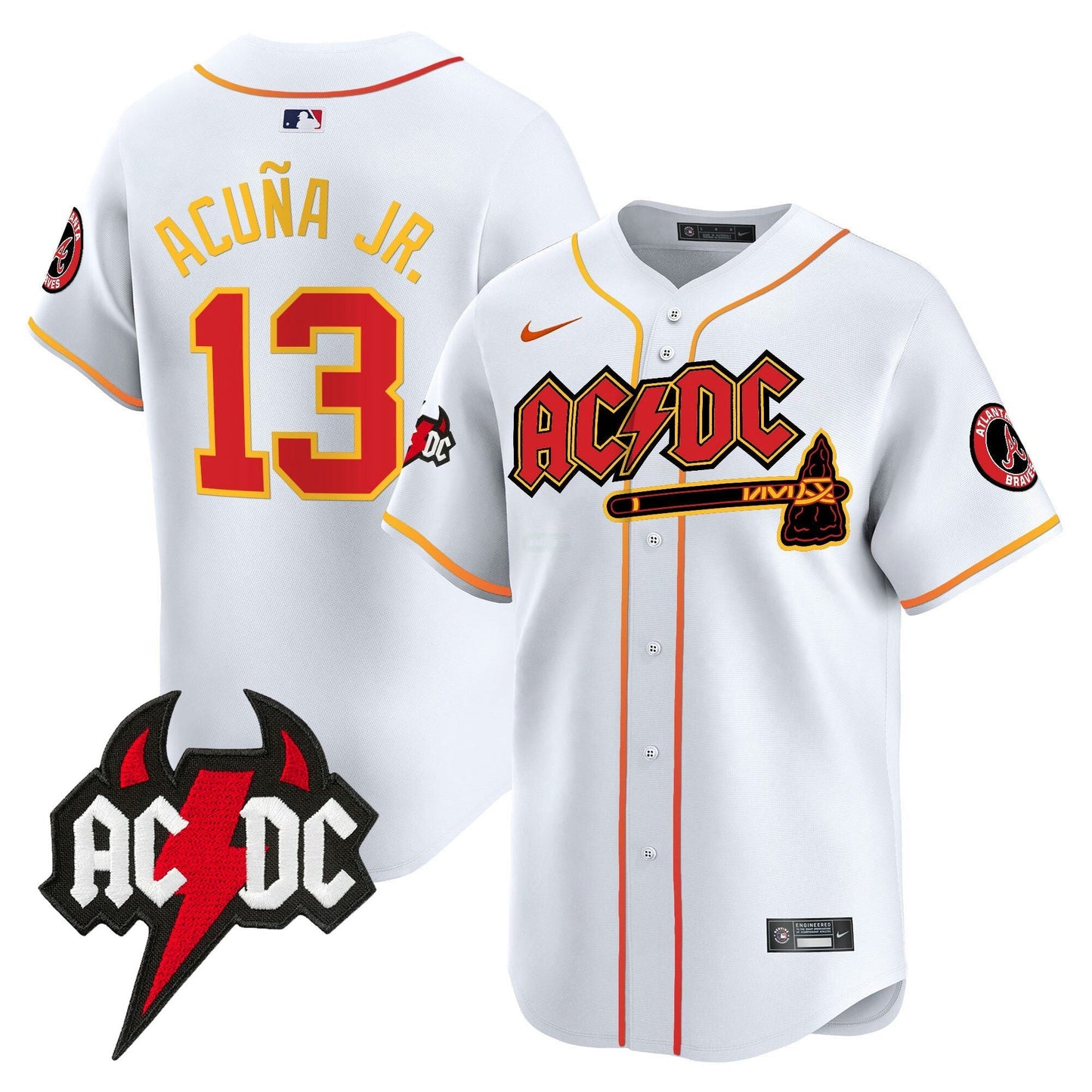 Camisa MLB Men’s Atlanta AC/DC Vapor Premier Limited Jersey