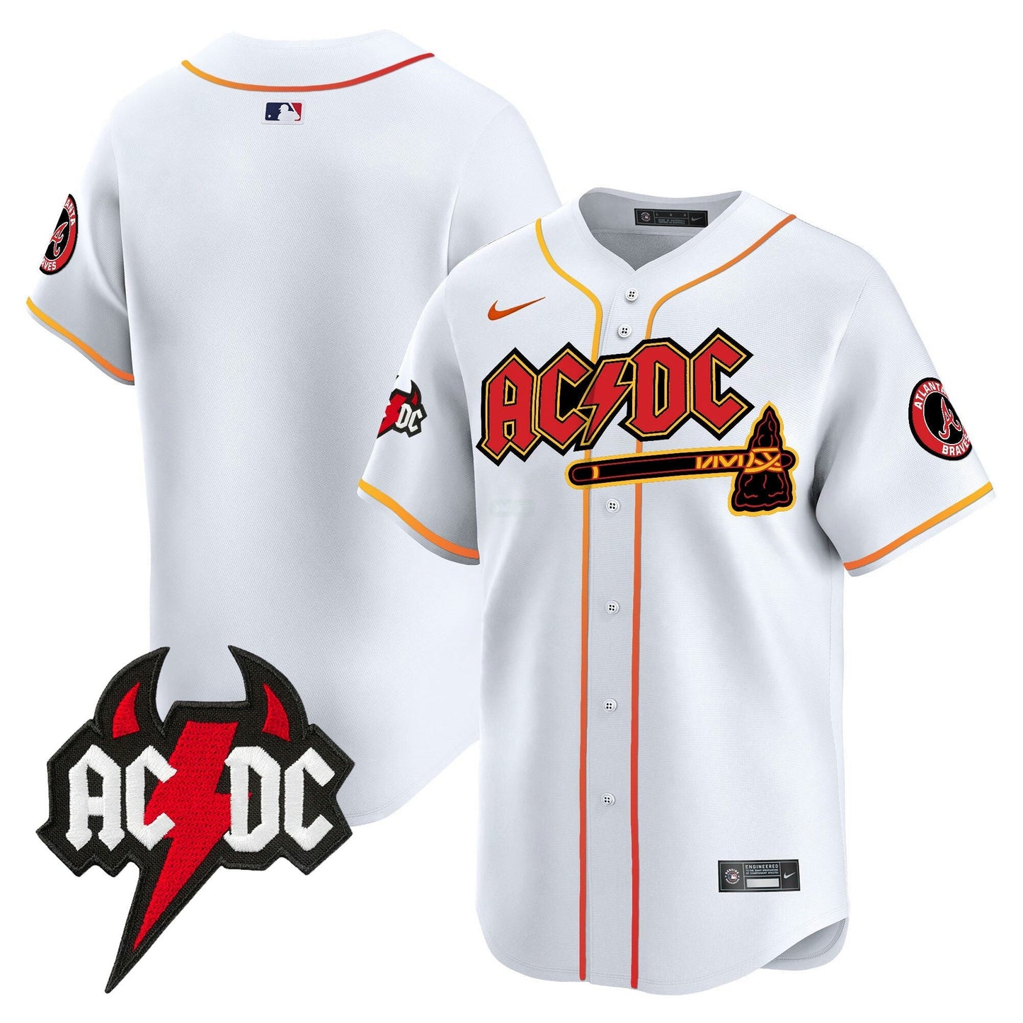 Camisa MLB Men’s Atlanta AC/DC Vapor Premier Limited Jersey