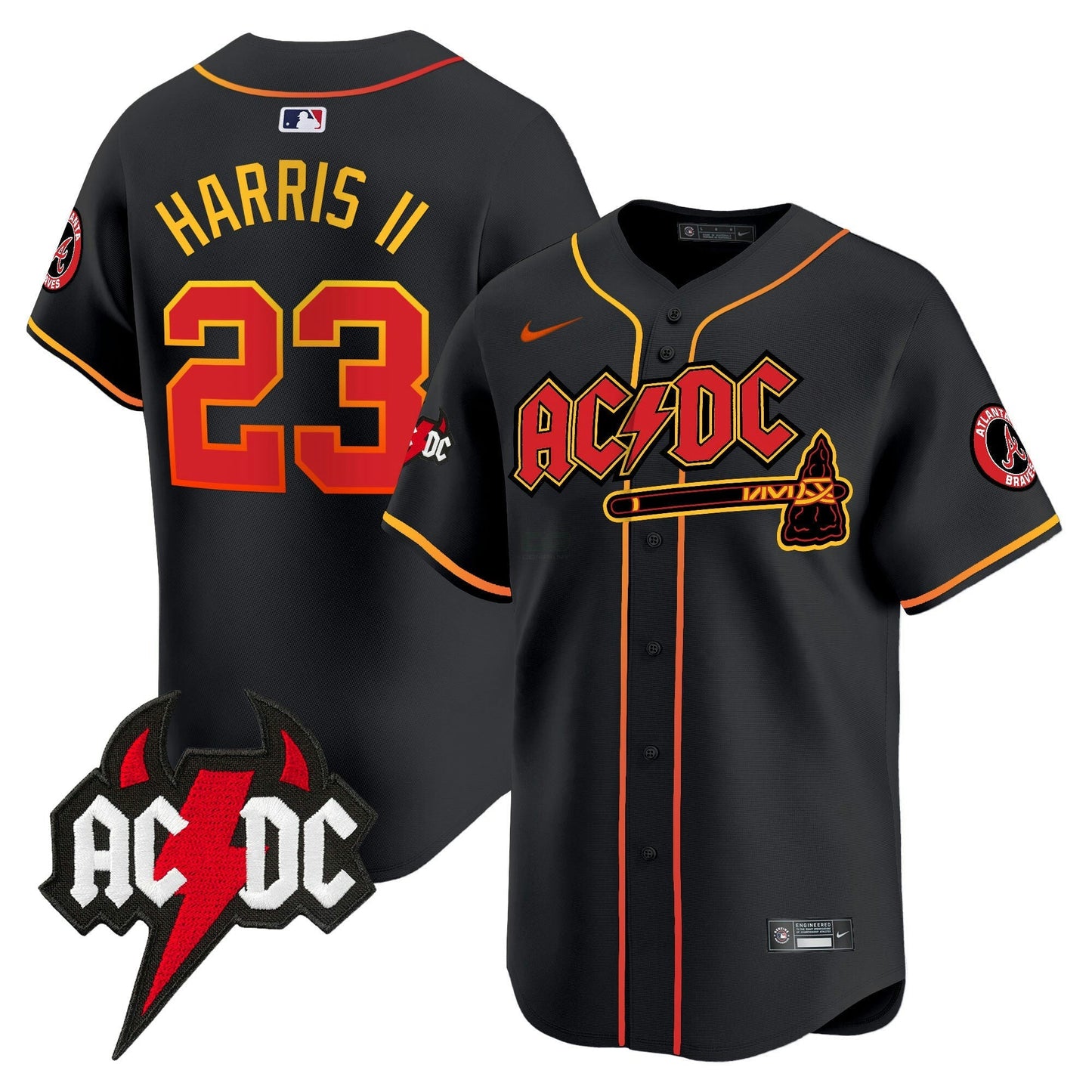 Camisa MLB Men’s Atlanta AC/DC Vapor Premier Limited Jersey