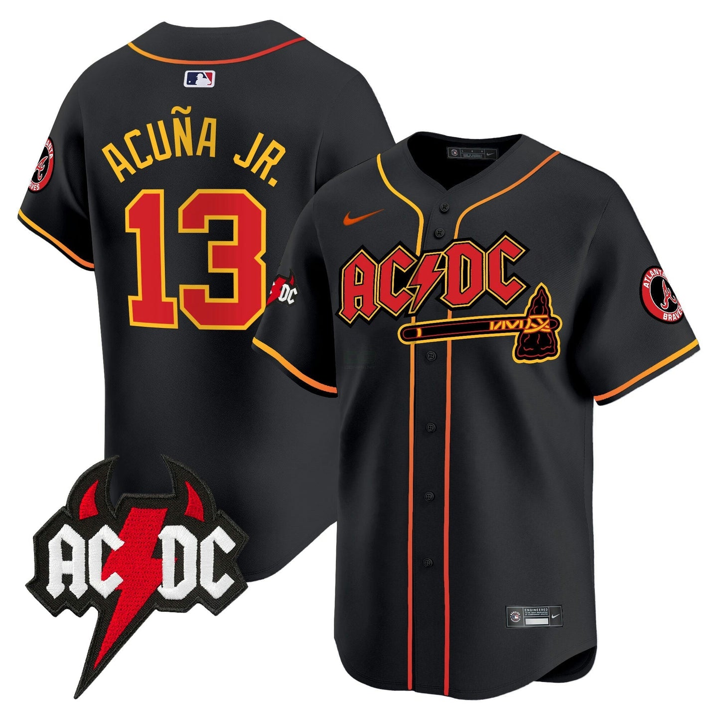 Camisa MLB Men’s Atlanta AC/DC Vapor Premier Limited Jersey