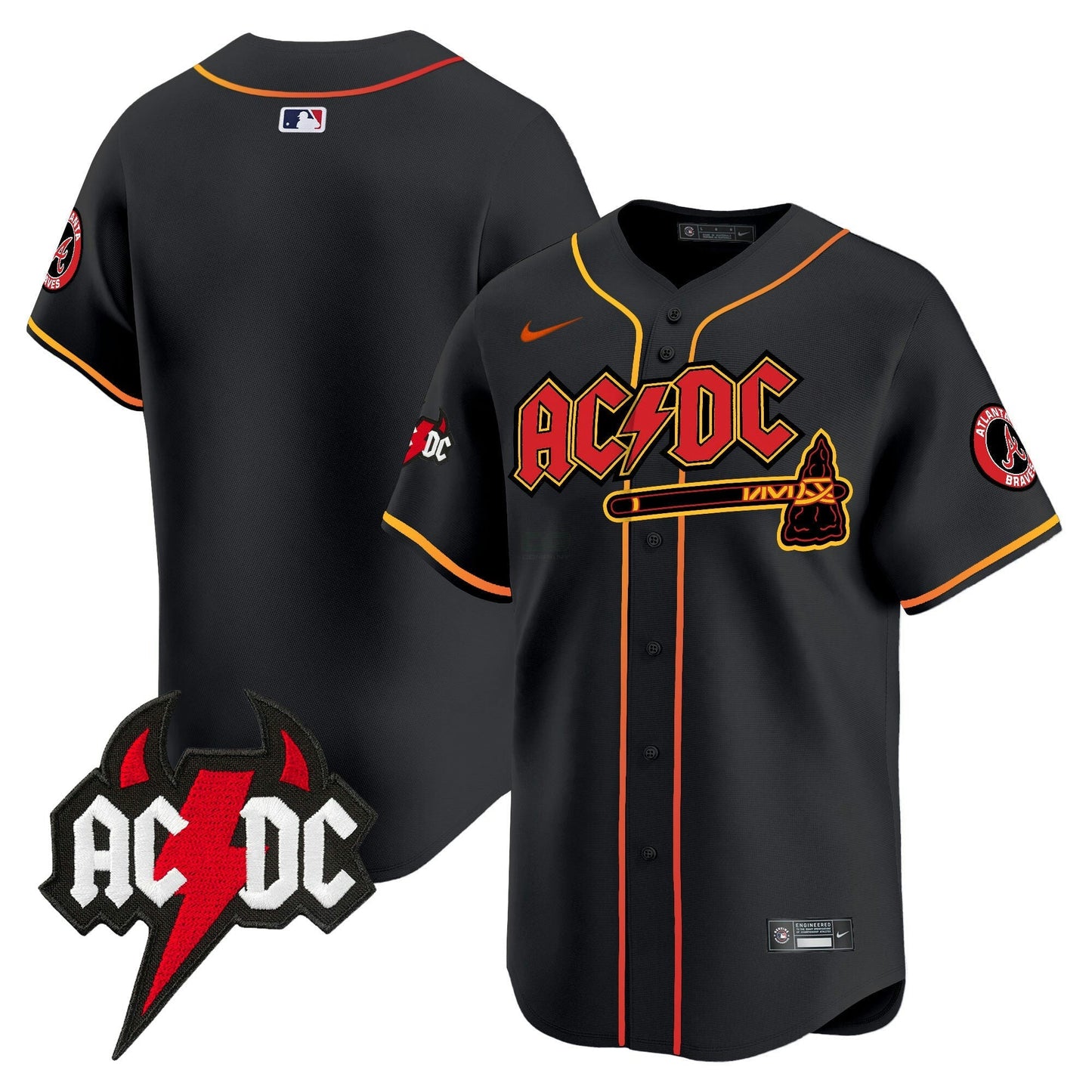 Camisa MLB Men’s Atlanta AC/DC Vapor Premier Limited Jersey