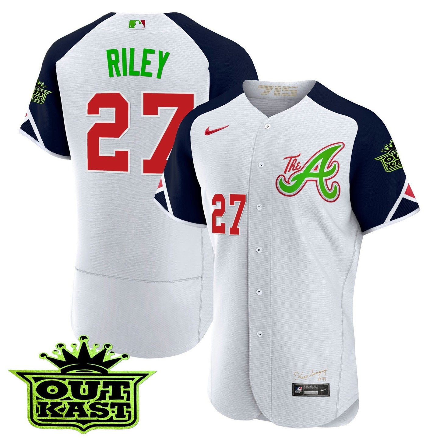 Camisa MLB Men’s Atlanta Atliens City Connect Flex Base Jersey