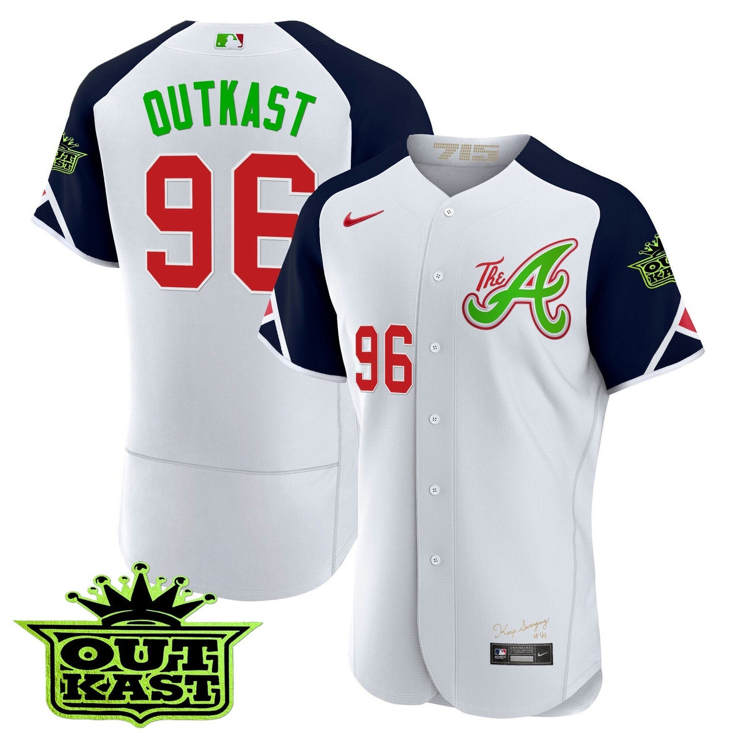 Camisa MLB Men’s Atlanta Atliens City Connect Flex Base Jersey