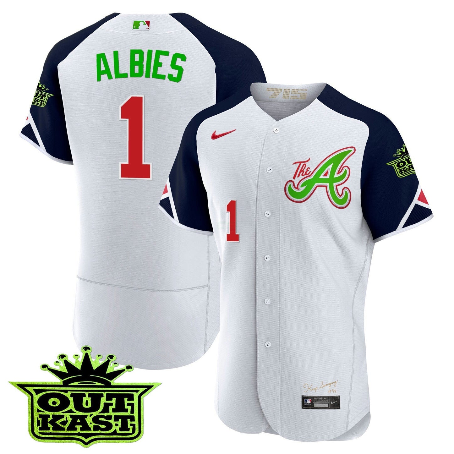 Camisa MLB Men’s Atlanta Atliens City Connect Flex Base Jersey