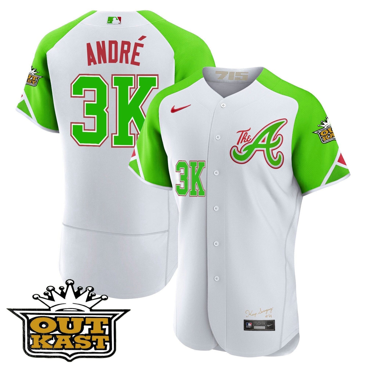 Camisa MLB Men’s Atlanta Atliens City Connect Flex Base Jersey
