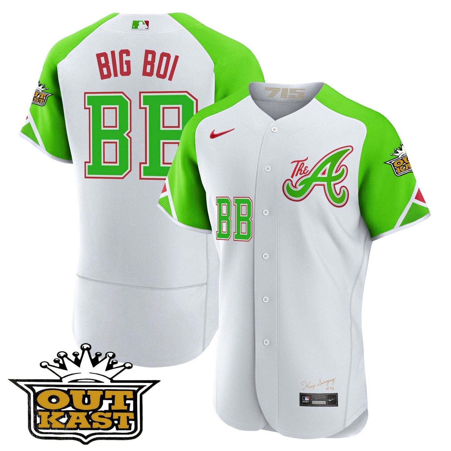 Camisa MLB Men’s Atlanta Atliens City Connect Flex Base Jersey