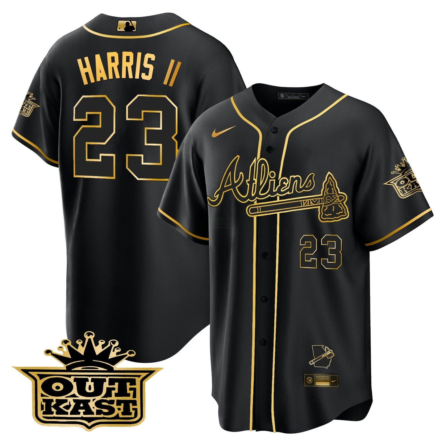 Camisa MLB Men’s Atlanta Atliens Cool Base Jersey V2