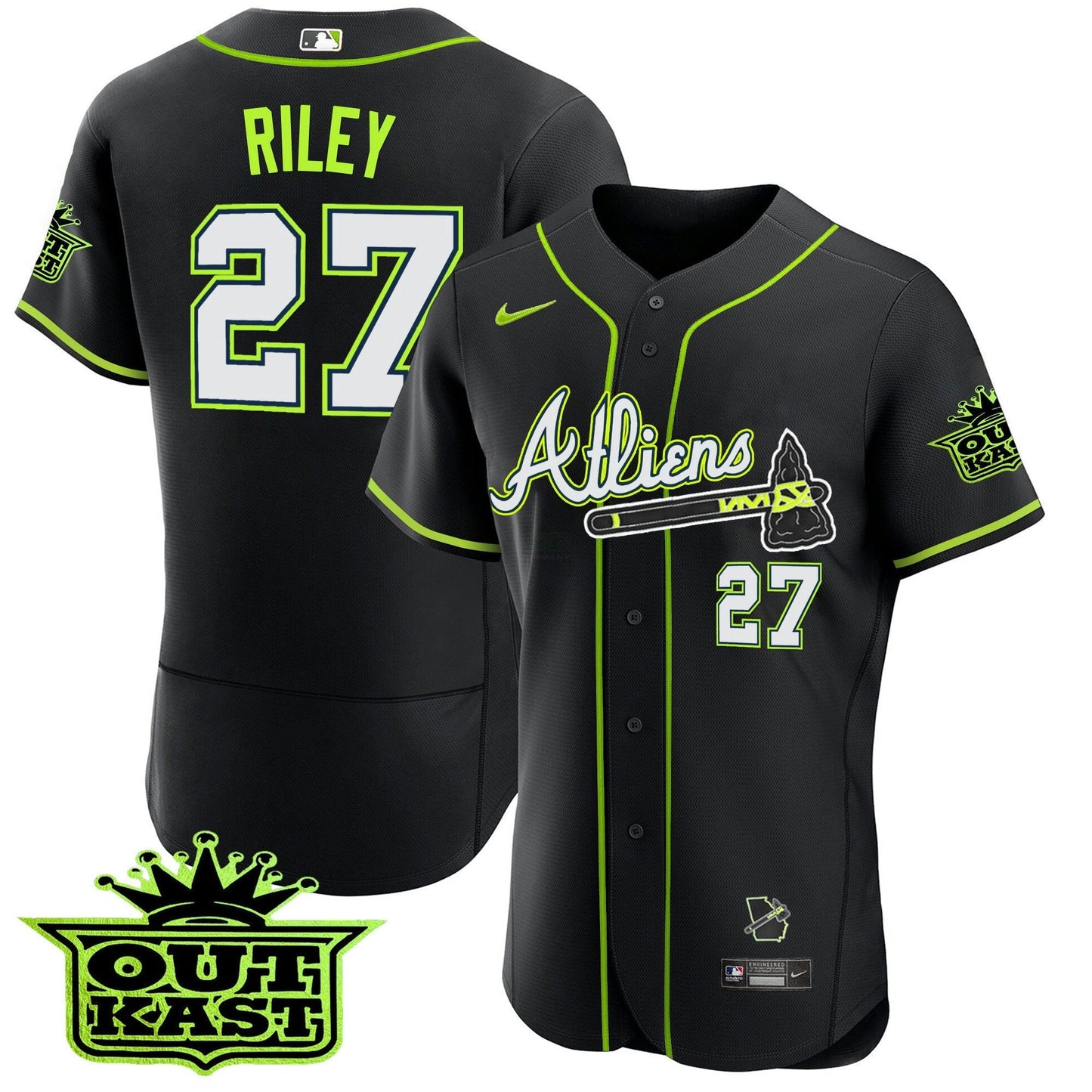Camisa MLB Men’s Atlanta Atliens Flex Base Jersey