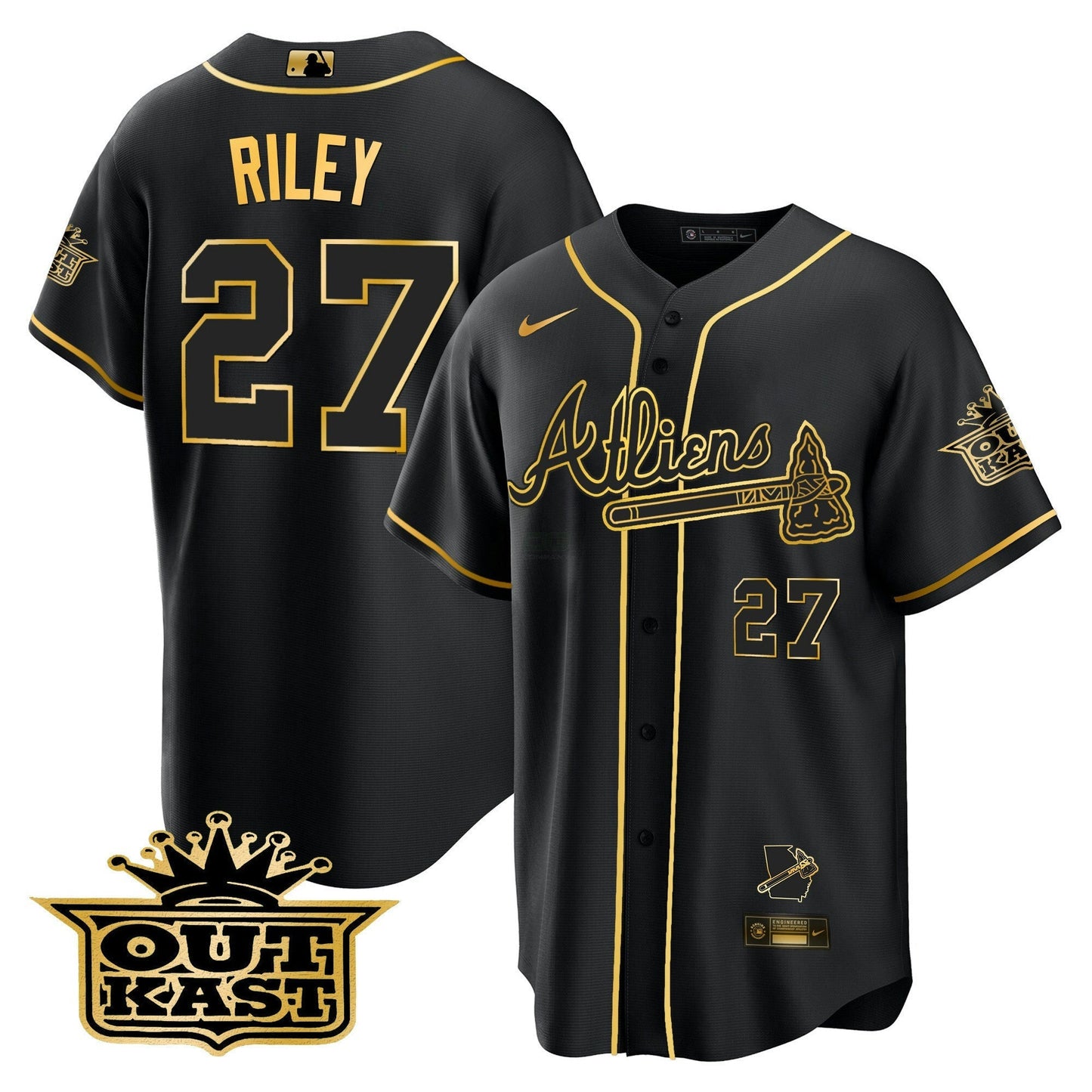 Camisa MLB Men’s Atlanta Atliens Flex Base Jersey V2