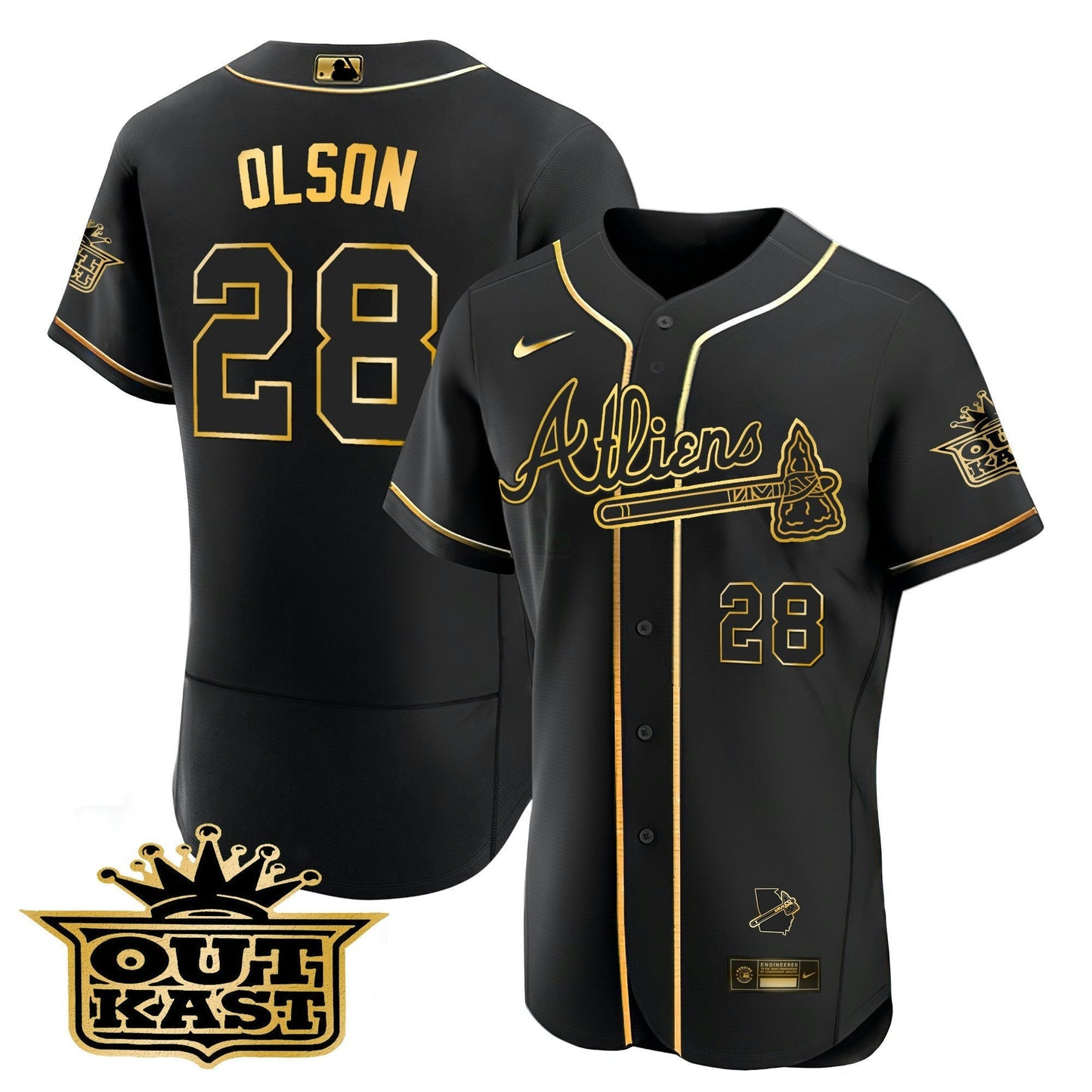 Camisa MLB Men’s Atlanta Atliens Flex Base Jersey V2