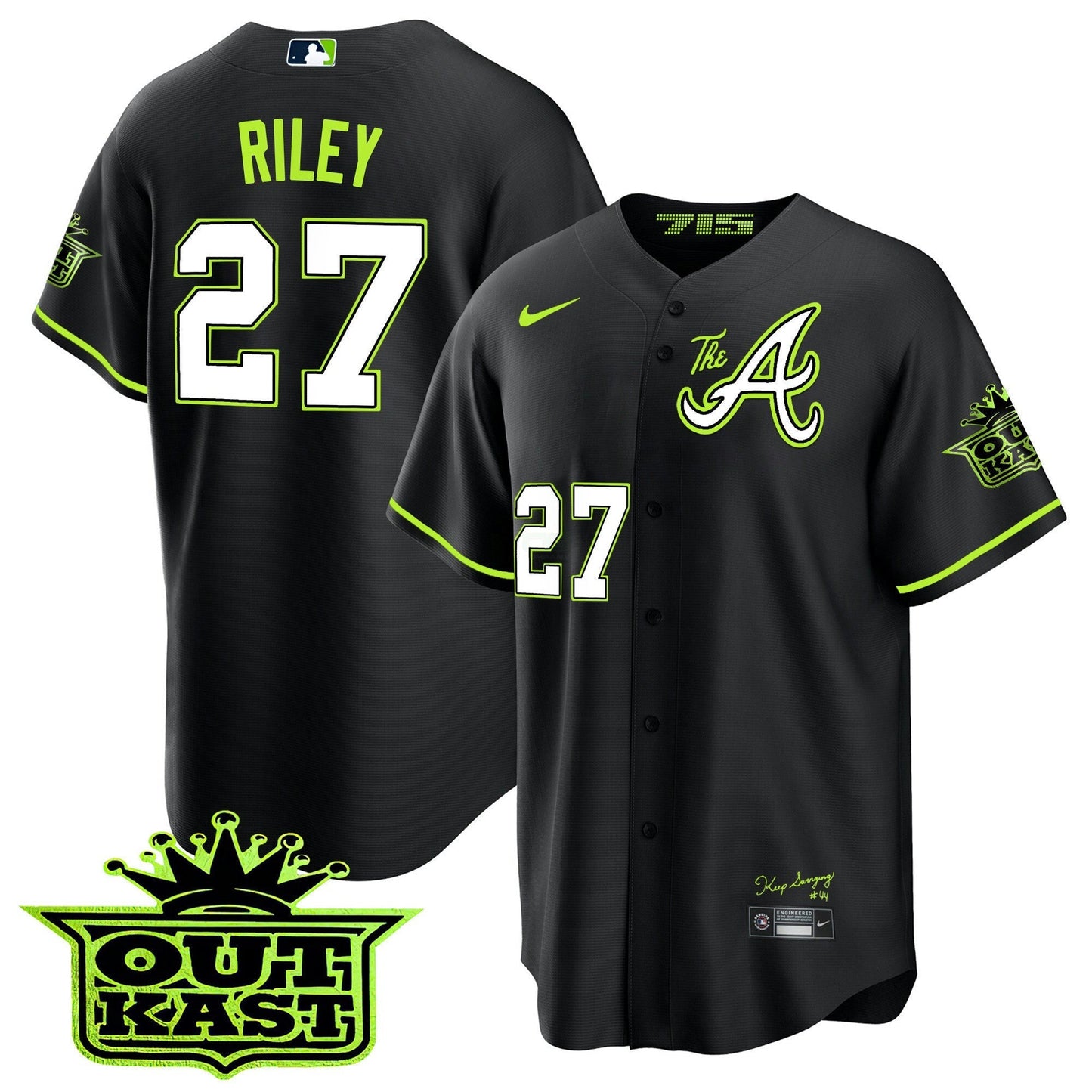 Camisa MLB Men’s Atlanta Atliens The A Cool Base Jersey