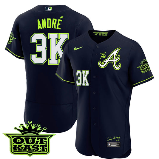 Camisa MLB Men’s Atlanta Atliens The A Flex Base Jersey