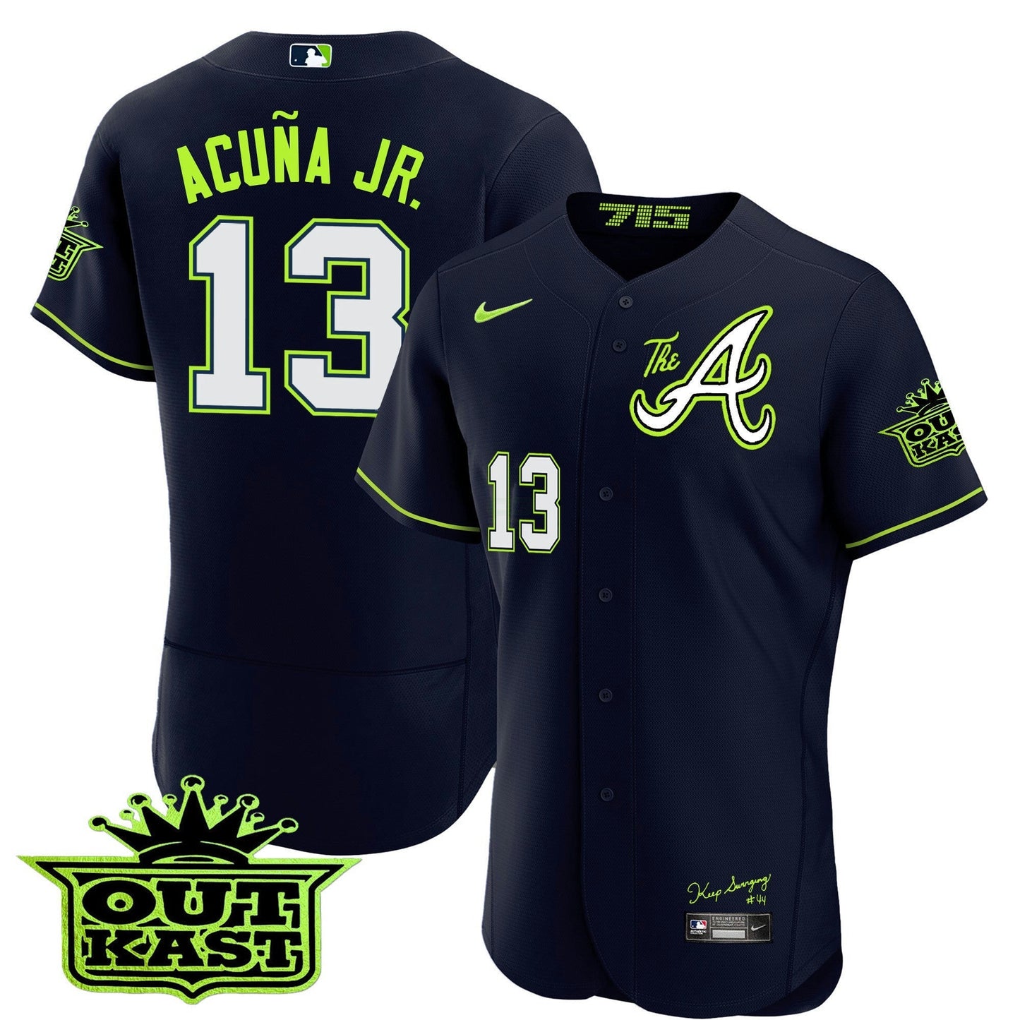 Camisa MLB Men’s Atlanta Atliens The A Flex Base Jersey