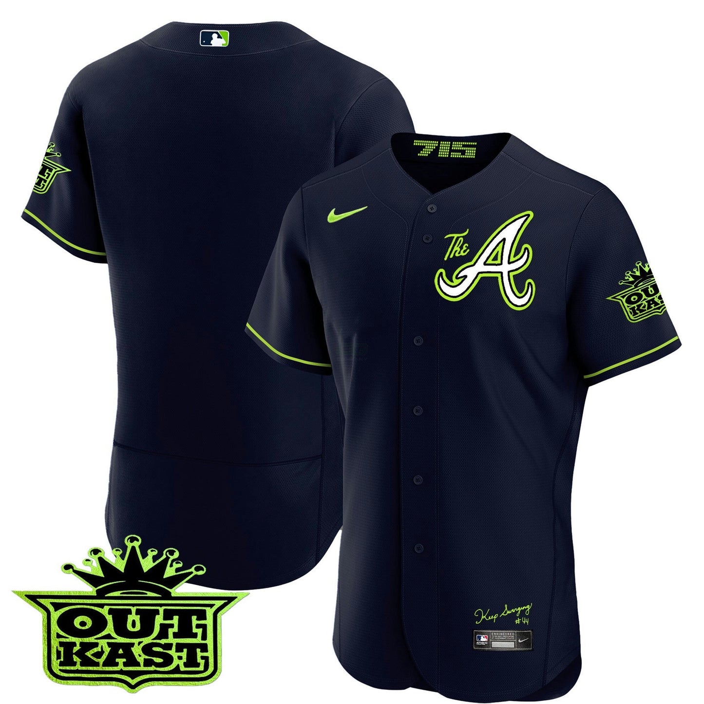 Camisa MLB Men’s Atlanta Atliens The A Flex Base Jersey