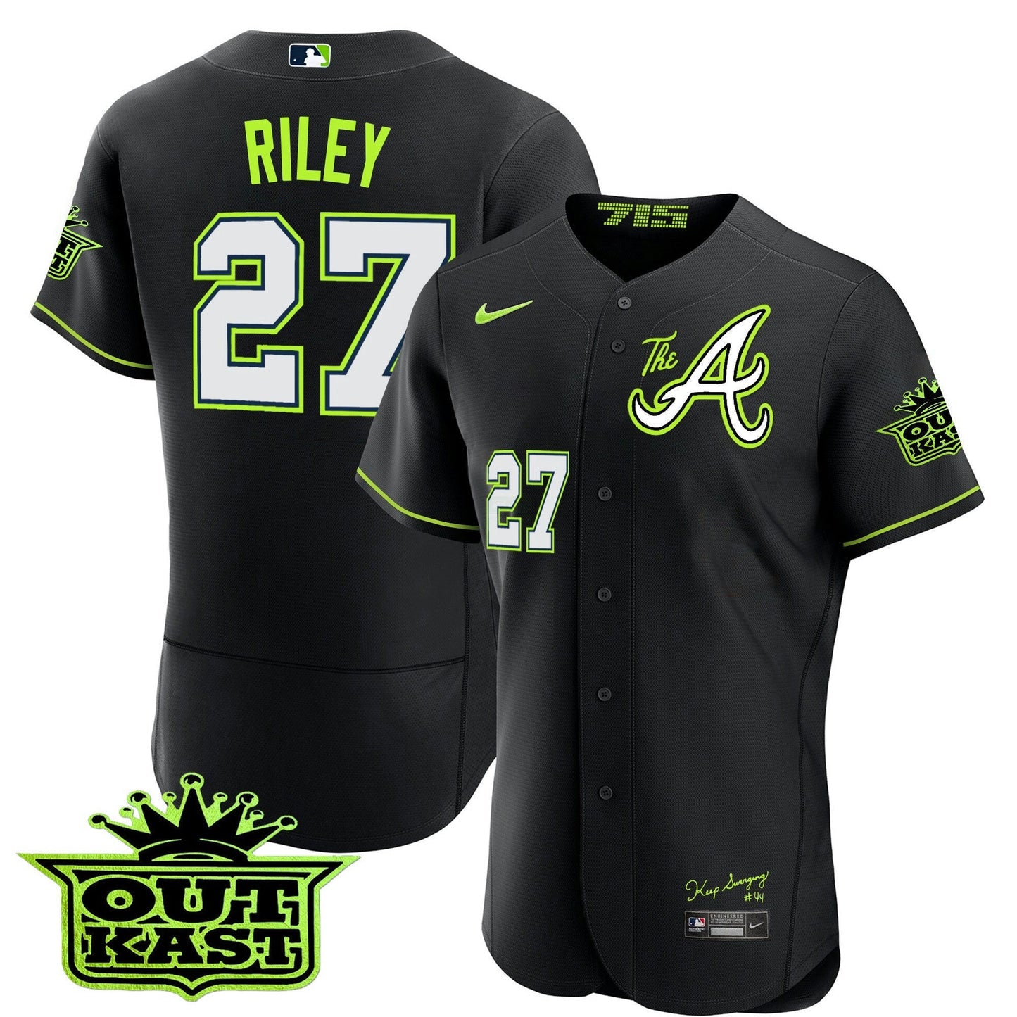 Camisa MLB Men’s Atlanta Atliens The A Flex Base Jersey