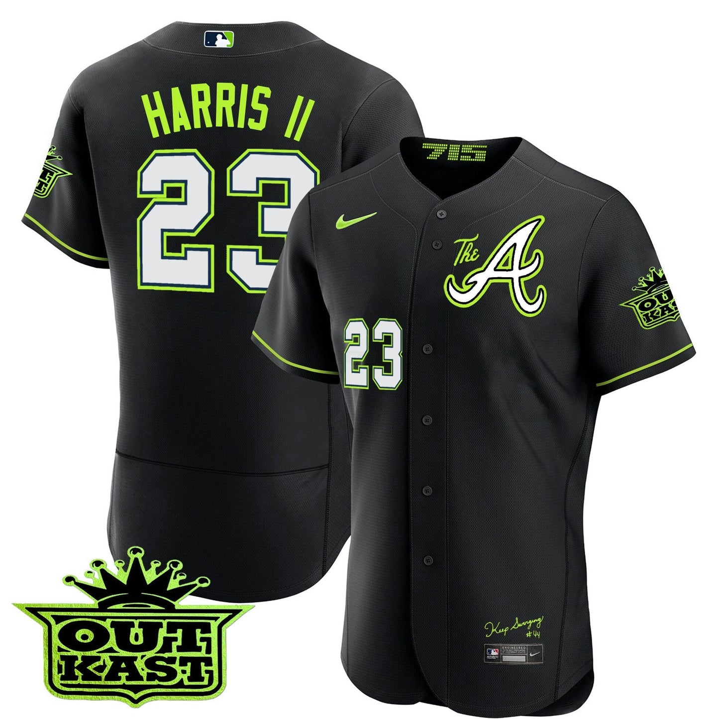 Camisa MLB Men’s Atlanta Atliens The A Flex Base Jersey