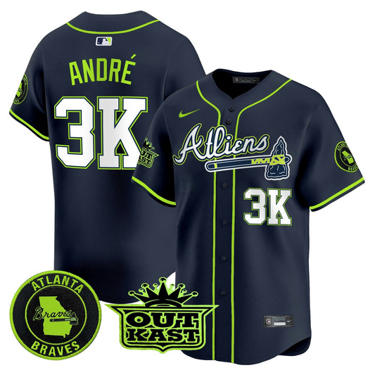 Camisa MLB Men’s Atlanta Atliens Vapor Premier Limited Jersey
