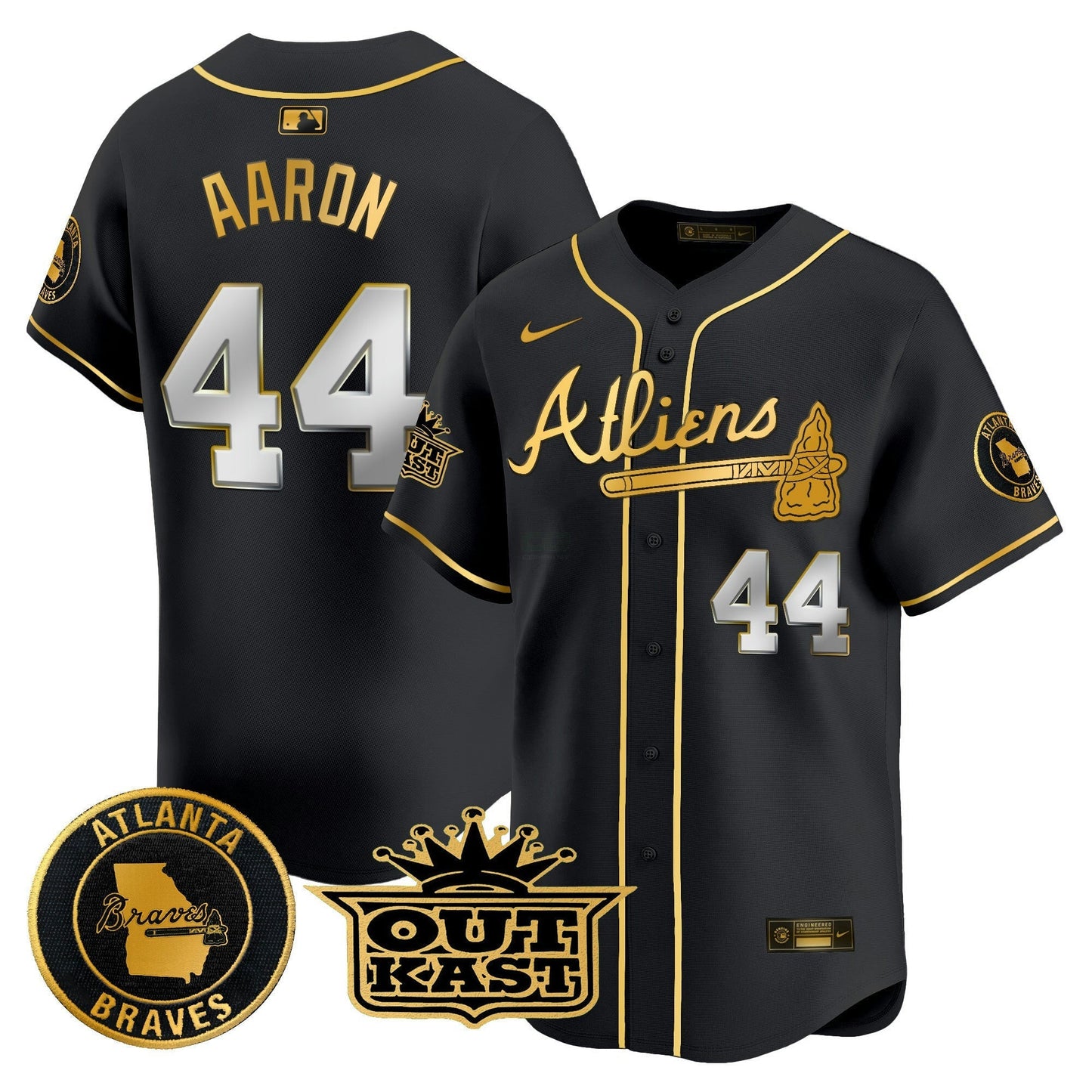 Camisa MLB Men’s Atlanta Atliens Vapor Premier Limited Jersey