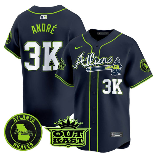 Camisa MLB Men’s Atlanta Atliens Vapor Premier Limited Jersey V4