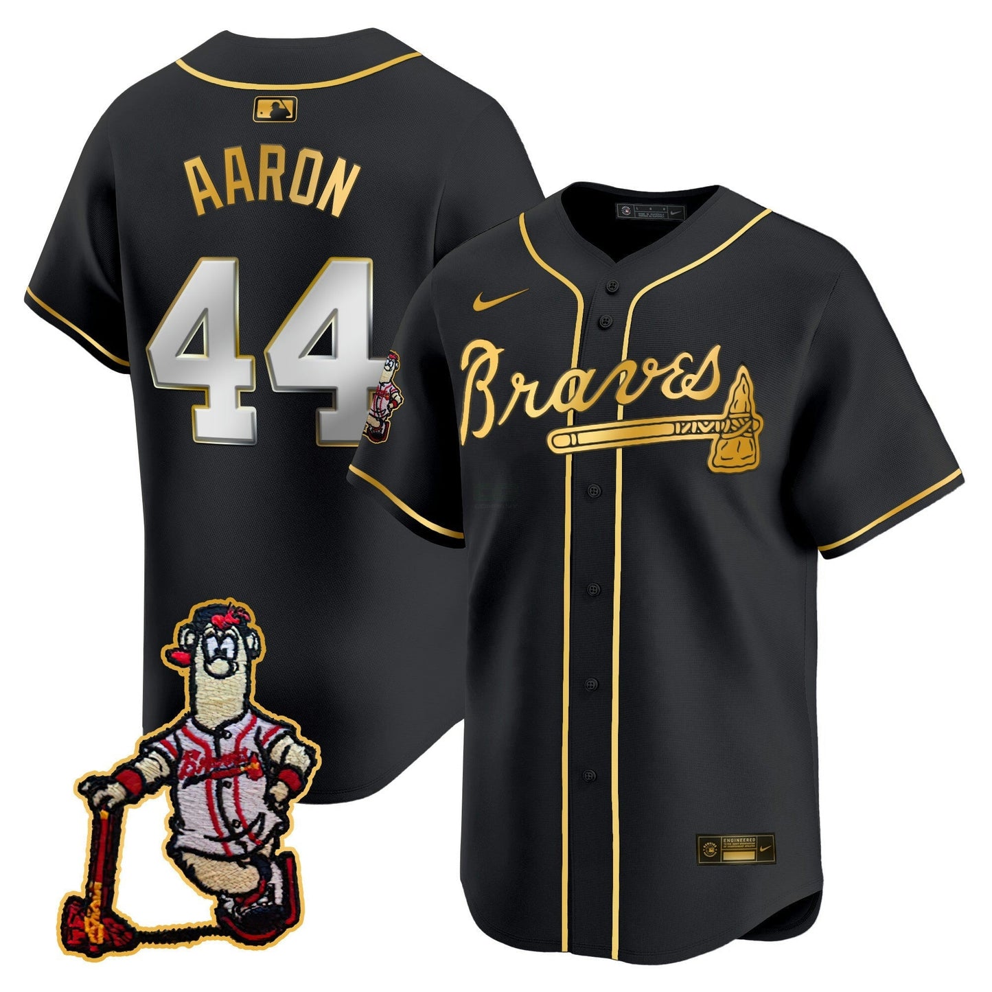 Camisa MLB Men’s Atlanta Blooper Patch Vapor Premier Limited Jersey