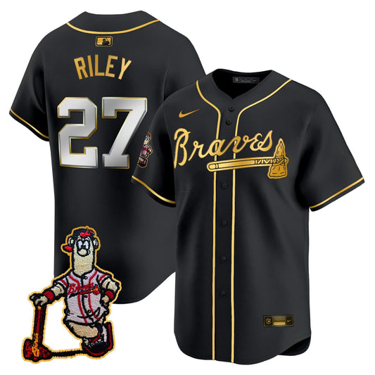 Camisa MLB Men’s Atlanta Blooper Patch Vapor Premier Limited Jersey