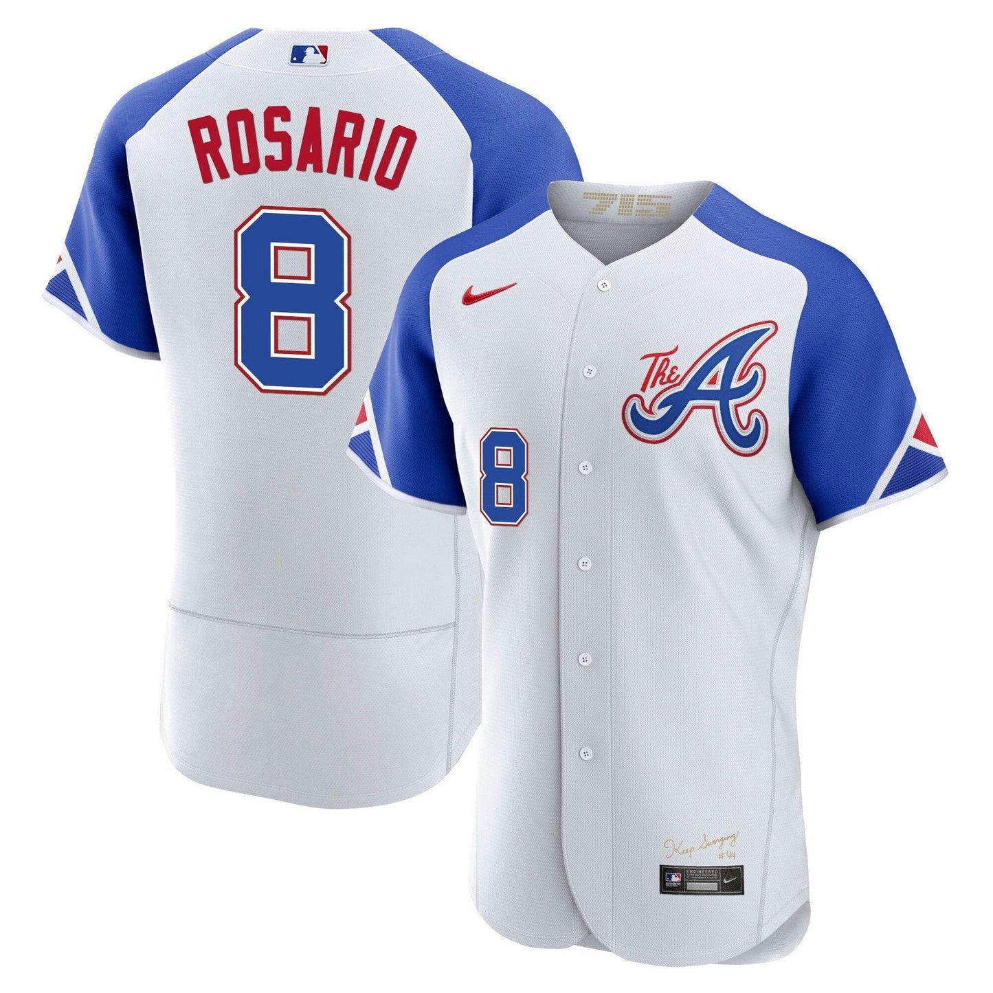 Camisa MLB Men’s Atlanta Champions City Connect Dourada Flex Base Jersey