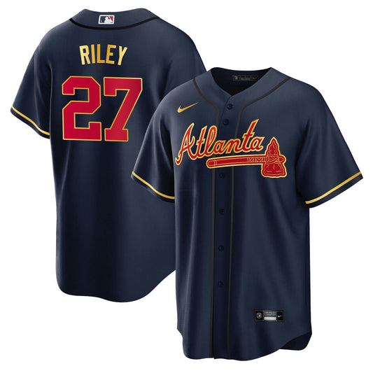Camisa MLB Men’s Atlanta Gold Trim Jersey