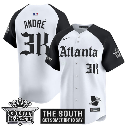 Camisa MLB Men’s Atlanta ‘Gothic South x Outkast Edition’ Vapor Premier Limited Jersey