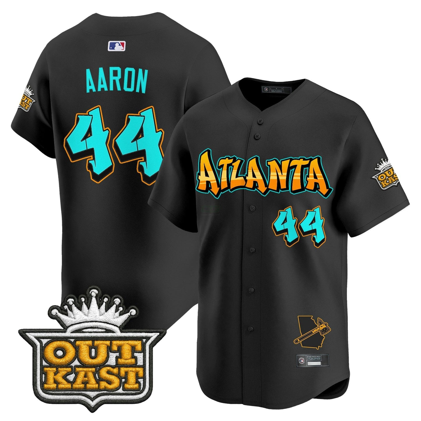 Camisa MLB Men’s Atlanta ‘Graffiti A-Town Edition’ Vapor Premier Limited Jersey