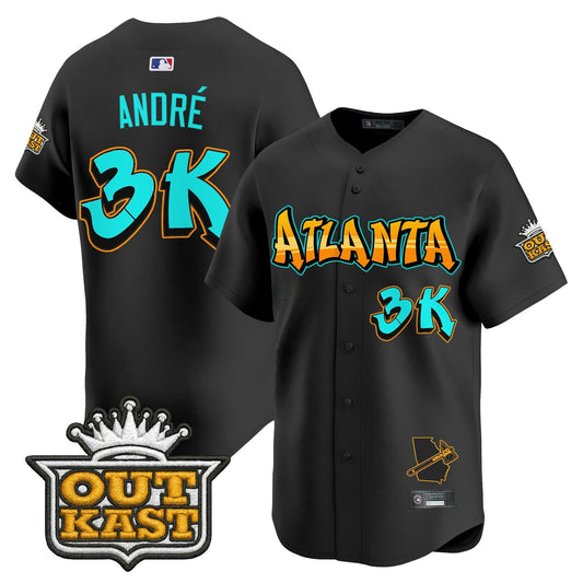 Camisa MLB Men’s Atlanta ‘Graffiti A-Town Edition’ Vapor Premier Limited Jersey
