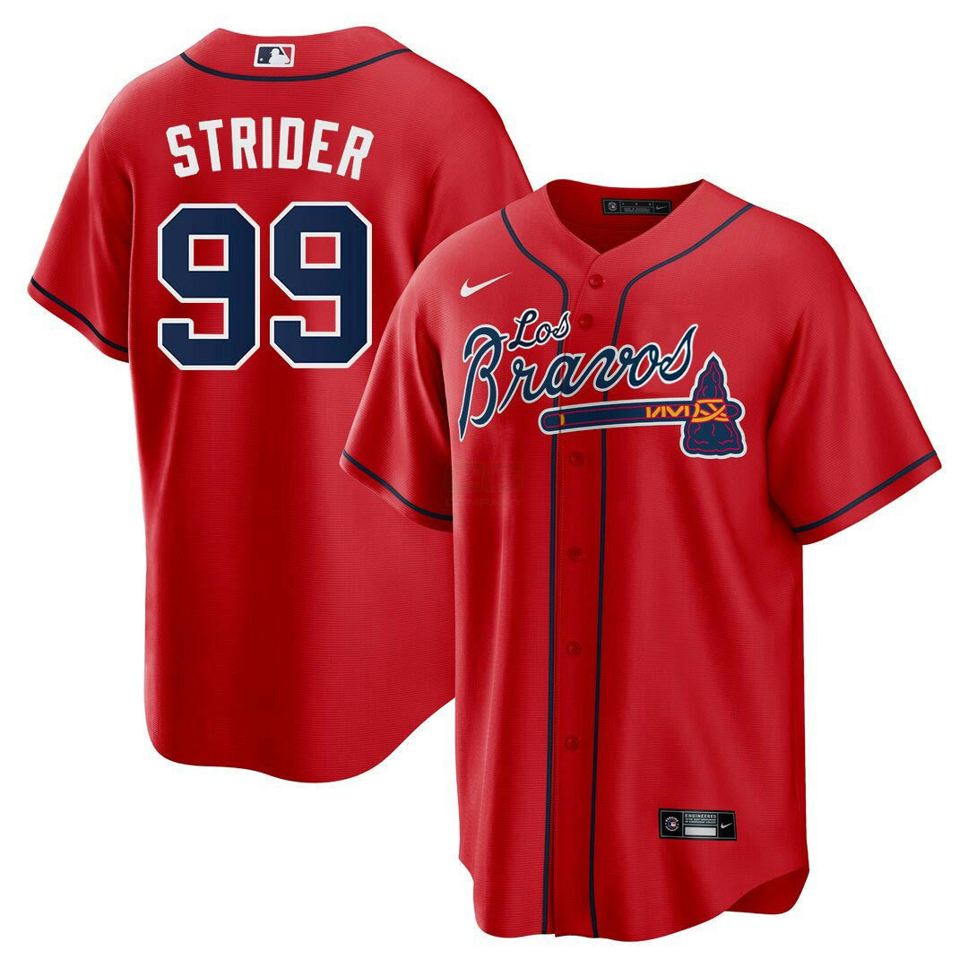 Camisa MLB Men’s Atlanta Los Bravos Jersey