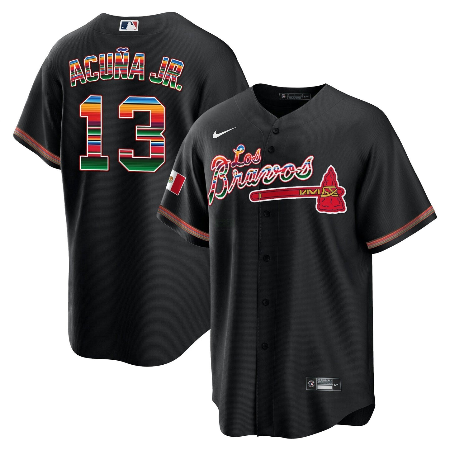 Camisa MLB Men’s Atlanta Los Bravos Mexico Jersey