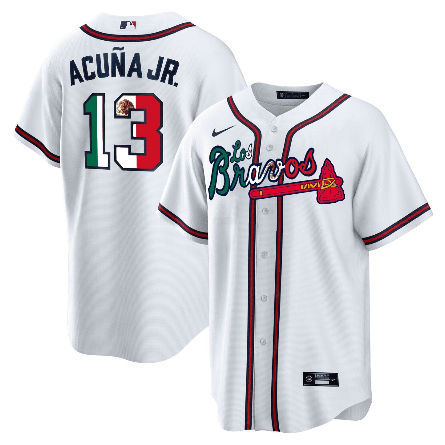 Camisa MLB Men’s Atlanta Los Bravos Special Mexico Edition Jersey