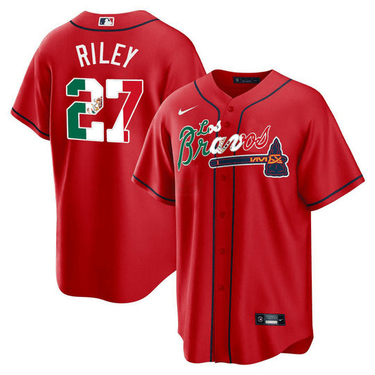 Camisa MLB Men’s Atlanta Los Bravos Special Mexico Edition Jersey